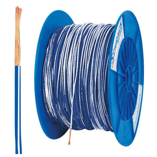 PVC Insulated Single Core Wire H05V-K 0.75mmý bl/wt (coil) image 1