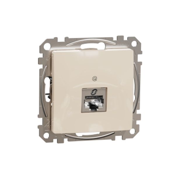 DATA Outlet CAT 6 STP, Sedna Design & Elements, RJ45, Beige image 3