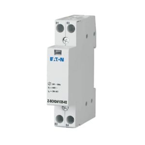 Installation contactor, 24VAC/50Hz, 2N/C, 25A image 4