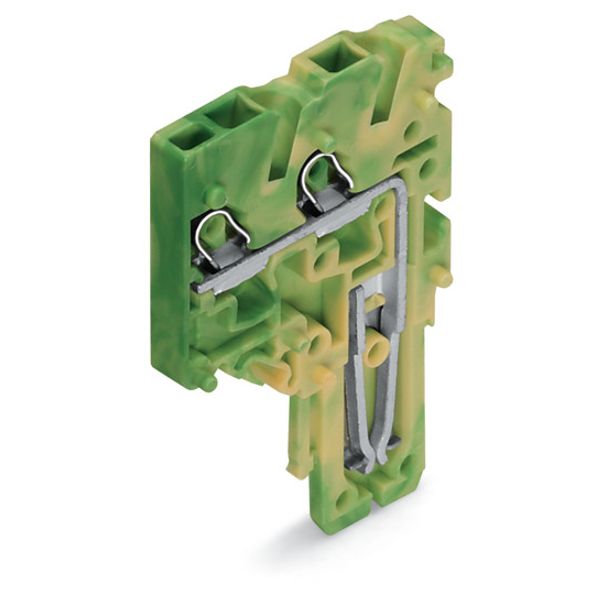 End module for 2-conductor female connector;1.5 mm²;1-pole;green-yello image 2
