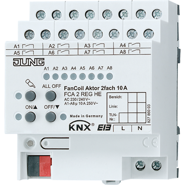 Output module KNX Fan coil actuator image 5