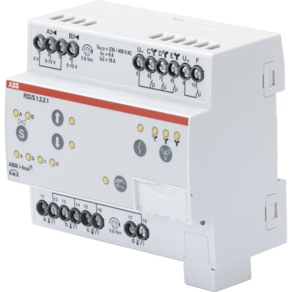 FCC/S1.3.1.1 Fan Coil Controller, 3 x 0-10 V, MDRC image 2