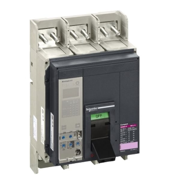 circuit breaker ComPact NS800H, 70 kA at 415 VAC, Micrologic 5.0 trip unit, 800 A, fixed,3 poles 3d image 2