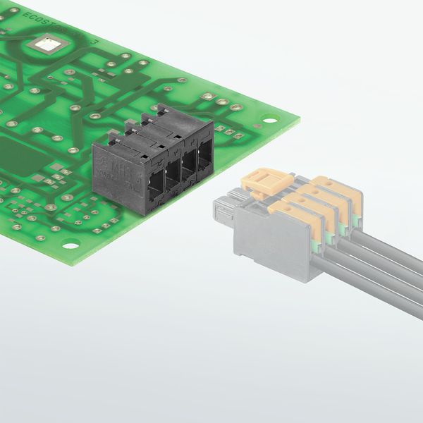 PCB plug-in connector (board connection), 5.00 mm, Number of poles: 4, image 1