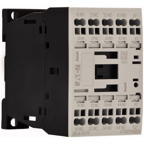 Contactor relay, 230 V 50 Hz, 240 V 60 Hz, 3 N/O, 1 NC, Push in terminals, AC operation image 3