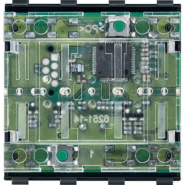 KNX push-button module, 1-gang, System M image 3