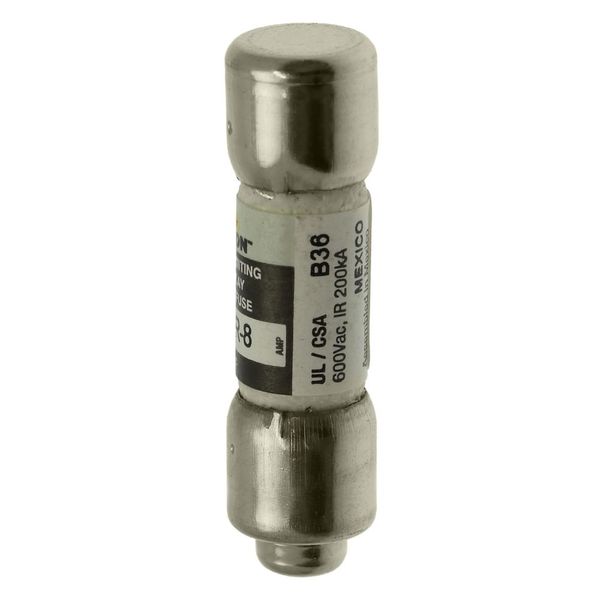 Fuse-link, LV, 8 A, AC 600 V, 10 x 38 mm, 13⁄32 x 1-1⁄2 inch, CC, UL, time-delay, rejection-type image 3
