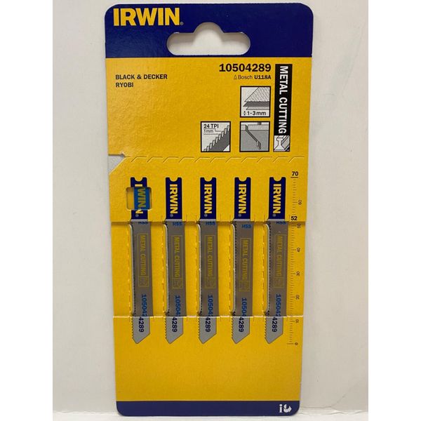 DISC JIGSAW BLADES IWN UJSB 5PK U118A image 1