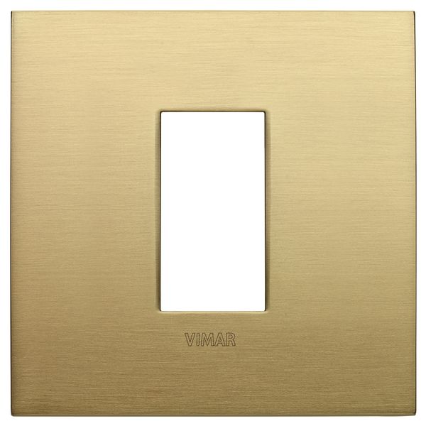 Classic plate 1M metal brushed brass image 1