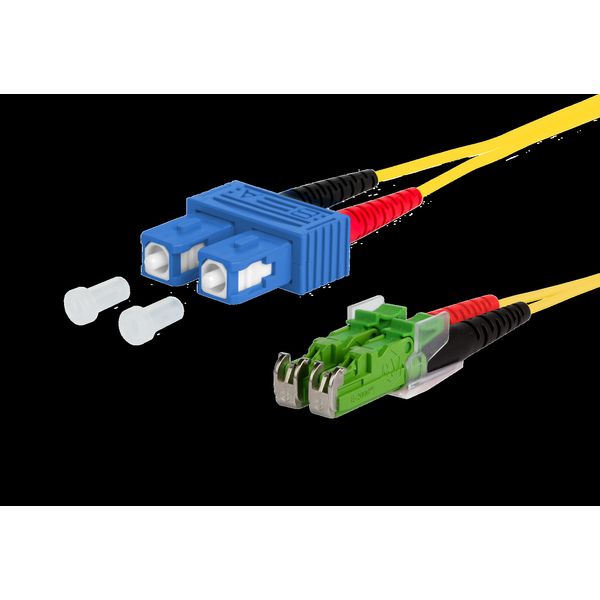 OpDAT patch cord SC-D/E2000-D APC OS2, 2.0 m image 2