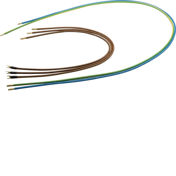 Outgoing wiring harness, univ.Z, 10mm², 5P., L1,2,3,N, PE=700, 700, 700, 1350, 1400, H/G image 1