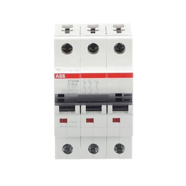 ST203M-D15 Miniature Circuit Breaker - 3P - D - 15 A image 1