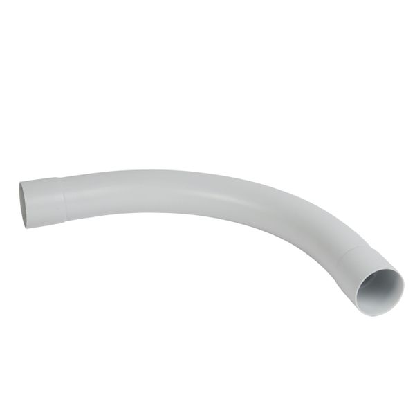 Large radius handlebar 90° IP44 Ø63mm and radius 270mm - gray RAL7035 image 1