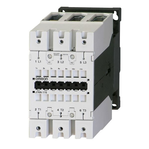 Contactor, 3-pole, 55 kW; 115 A AC3 (380-415 VAC), 400 VAC/DC image 3