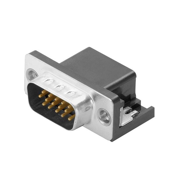 PCB plug-in connector data, Thread-nut UNC 4-40, THT solder connection image 1