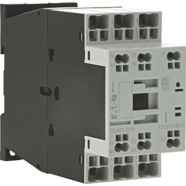 Contactor, 3 pole, 380 V 400 V 8.3 kW, 1 N/O, 1 NC, RDC 24: 24 - 27 V DC, DC operation, Push in terminals image 15