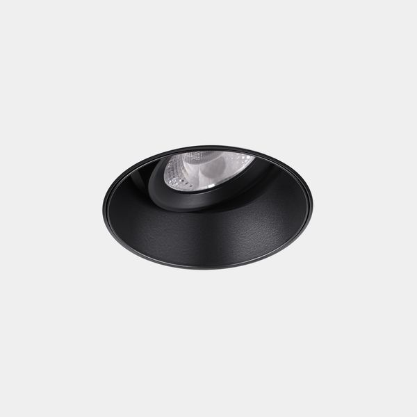 Downlight Play Deep Round Adjustable Trimless Emergency 11.9W LED neutral-white 4000K CRI 90 33.1º ON-OFF Black IP23 1278lm image 1