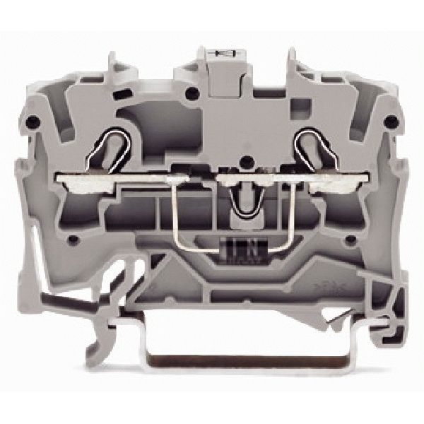 Component terminal block 2-conductor with diode 1N5408 gray image 2