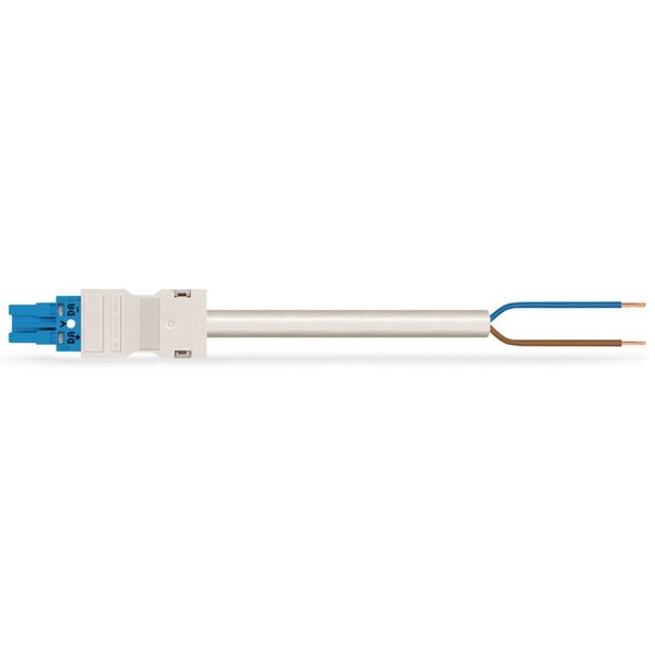 pre-assembled connecting cable Eca Socket/open-ended blue image 5