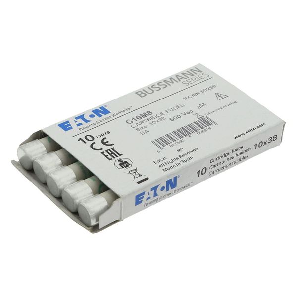 Fuse-link, LV, 8 A, AC 500 V, 10 x 38 mm, aM, IEC image 14