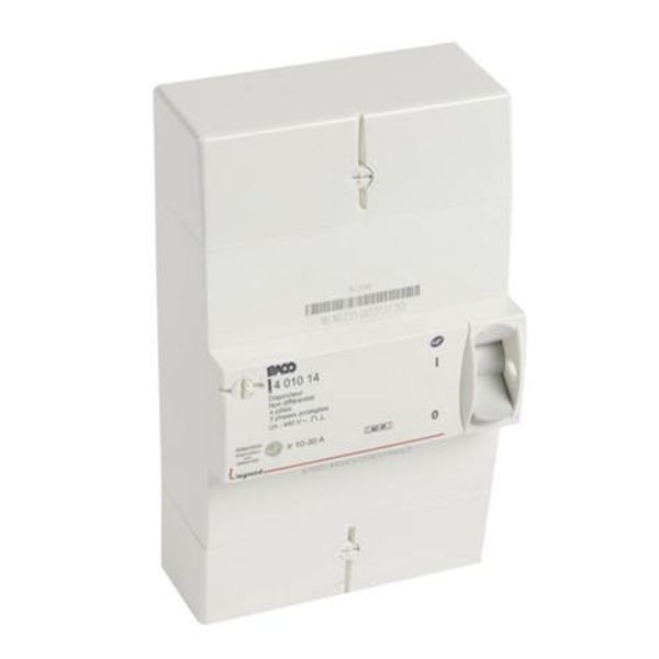 Enedis four-pole non-differential connection circuit breaker - 30A image 1