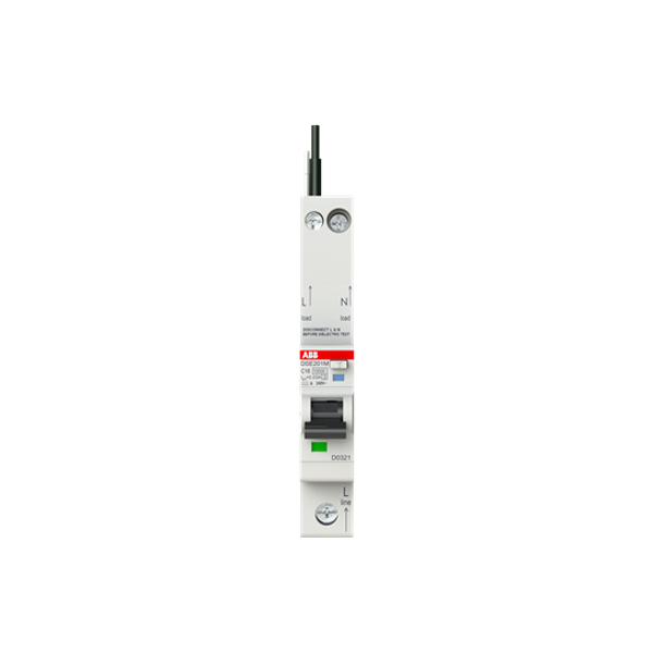 DSE201 M C16 A30 - N Black Residual Current Circuit Breaker with Overcurrent Protection image 3