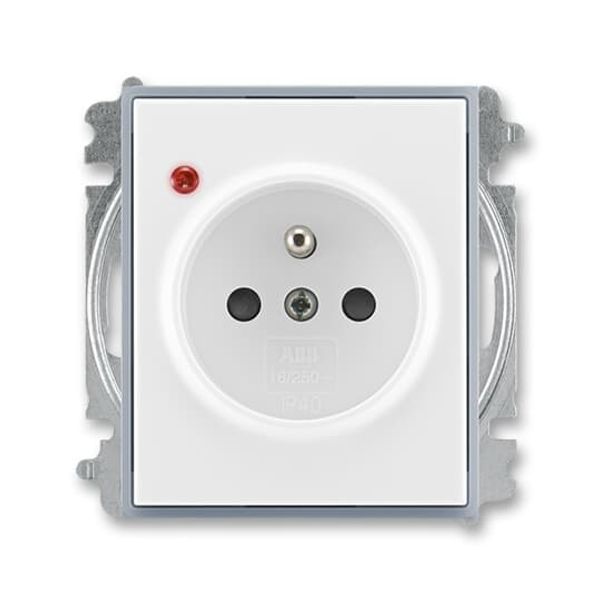 5599E-A02357 04 Socket outlet with earthing pin, shuttered, with surge protection ; 5599E-A02357 04 image 2