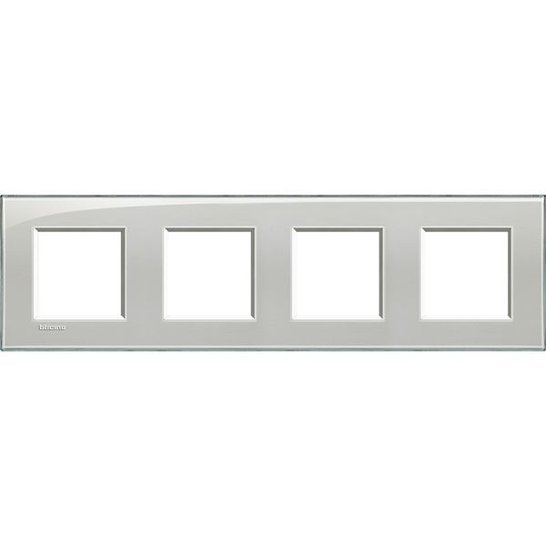 LL - cover plate 2x4P 71mm cold grey image 2