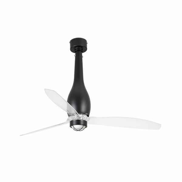 ETERFAN M LED Matt black/transparent fan DC SMART image 1