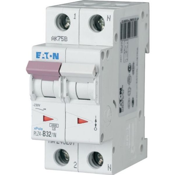 PLZ4-B32/1N-MW Eaton Moeller series xPole - PLZ4 MCB image 1