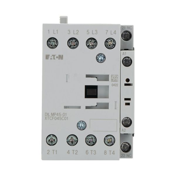 Contactor, 4 pole, 45 A, 1 NC, 110 V 50 Hz, 120 V 60 Hz, AC operation image 9