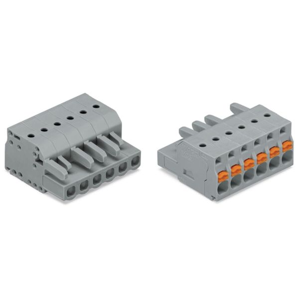 2231-124/026-000 1-conductor female connector; push-button; Push-in CAGE CLAMP® image 3