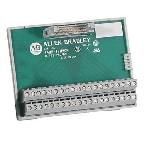 Allen-Bradley, 1492-IFM20D24A-2, 20-Point Digital IFM, 24V AC/DC LED Indicators, Extra Terminals for Inputs, Digital Interface Module image 1