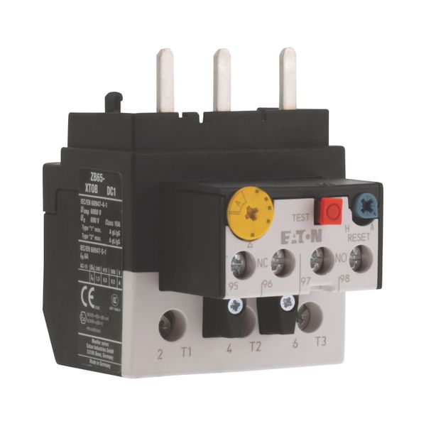 Overload relay, ZB65, Ir= 6 - 10 A, 1 N/O, 1 N/C, Direct mounting, IP00 image 15