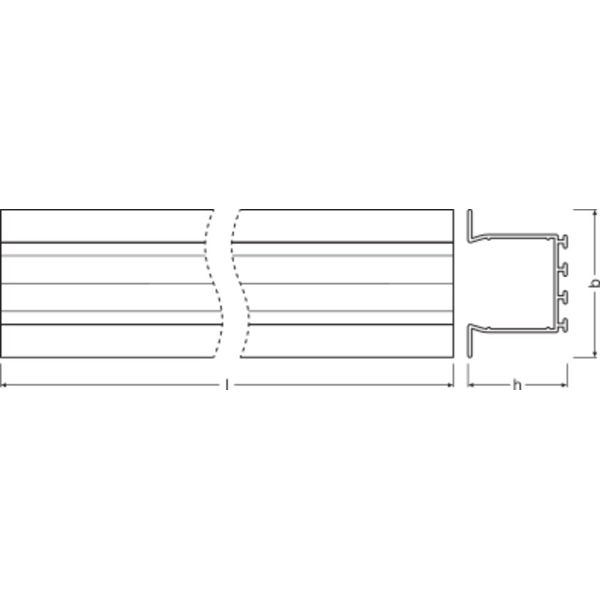 Wide Profiles for LED Strips -PW02/UW/39X26/14/1 image 5
