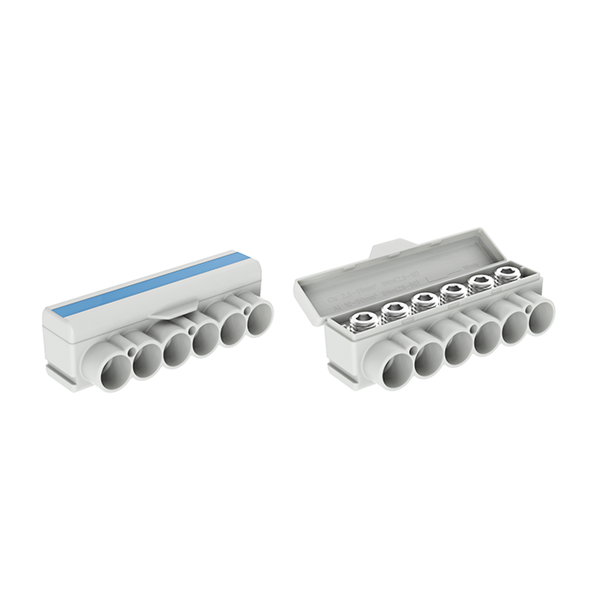 SLT50-6 blue Al 10-50/Cu 2.5-35 mm2 1000V Distribution block image 2