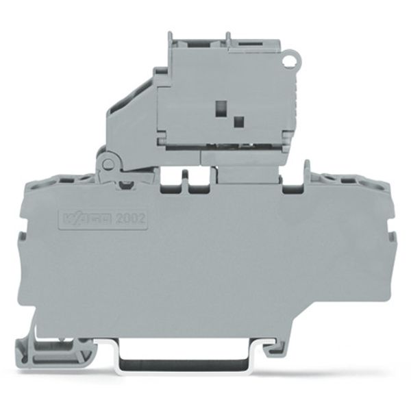 2-conductor fuse terminal block with pivoting fuse holder with additio image 3