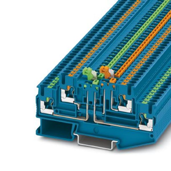 PTT 2,5-2MT BU - Knife-disconnect terminal block image 2