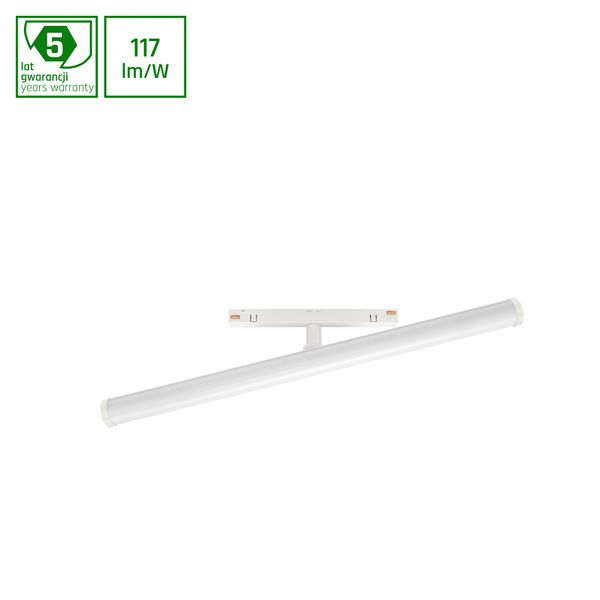 SYSTEM SHIFT - BEAM TRACK LIGHT 28X400X75MM 12W 150DEG WHITE 5Y WARRANTY 2 CIRCUITS image 1