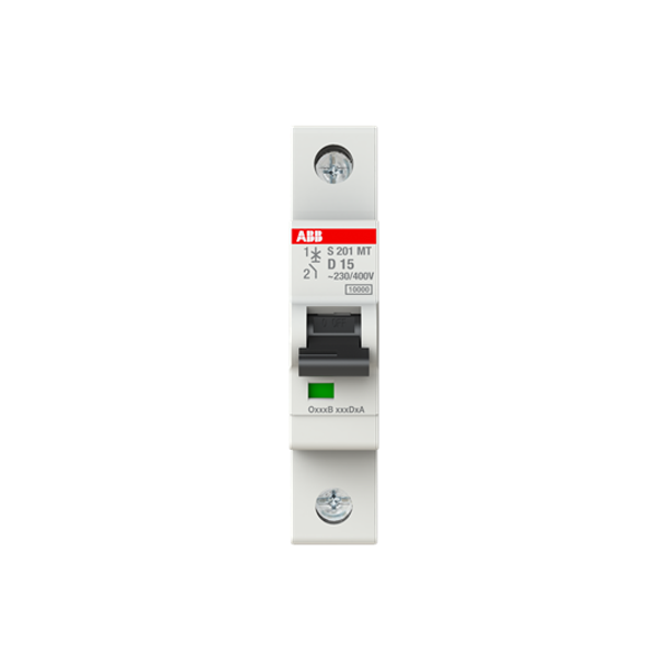 S201MT-D15 Miniature Circuit Breakers MCBs - 1P - D - 15 A image 4