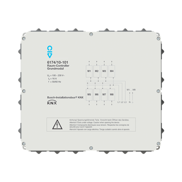 6174/10-101 Room Controller Basis Device, 8 Modules, SM, BJE image 2