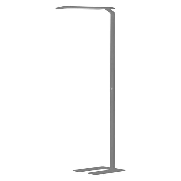 LED Floor Stand Light Home Office Grey 43W 5400/830 Warm White image 1