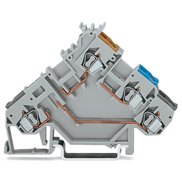 3-conductor sensor terminal block for component plugs with colored con image 2