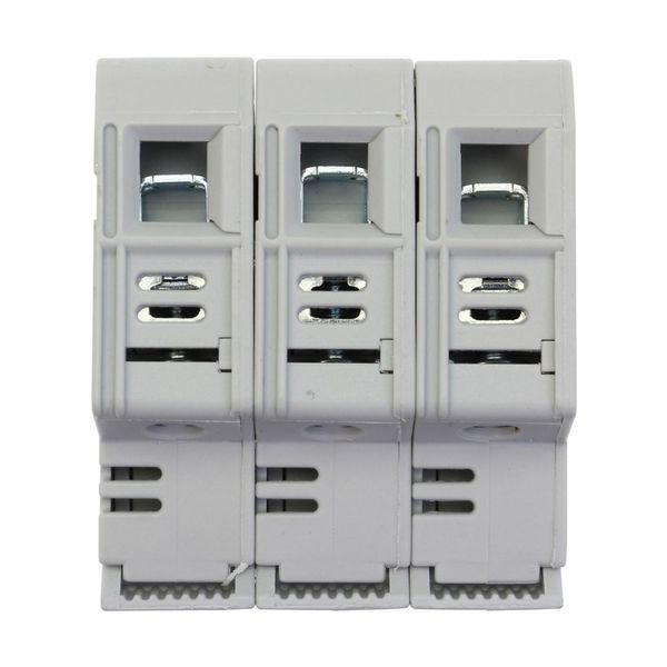 Fuse-holder, LV, 32 A, AC 690 V, 10 x 38 mm, 3P, UL, IEC, indicating, DIN rail mount image 28