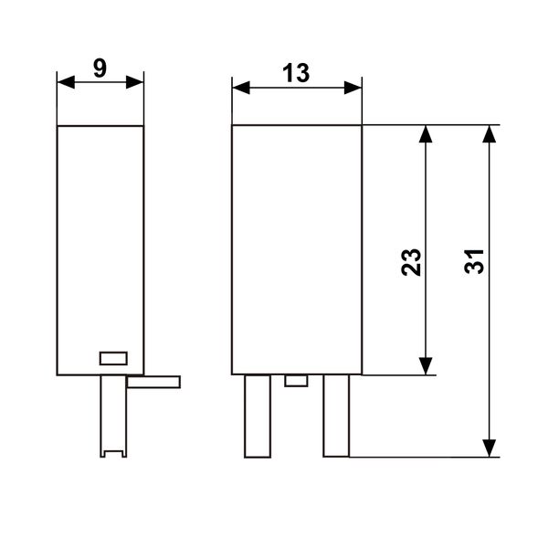 RC-Network module 110-240VAC for S-Relay socket image 3