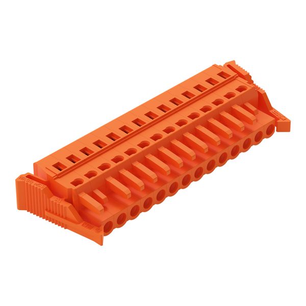 1-conductor female connector CAGE CLAMP® 2.5 mm² orange image 2