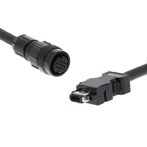 1S series servo encoder cable, 20m, 230V: 900W-1.5kW, 400V: 400W-15kW image 2