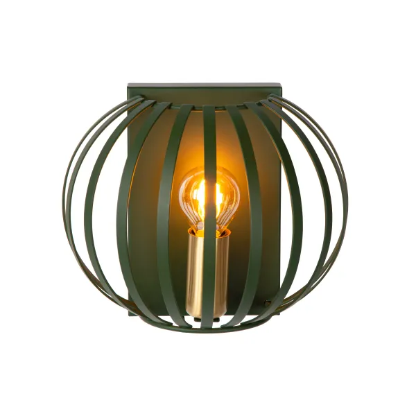 Lucide MANUELA - Wall light - 1xE14 - Green image 1