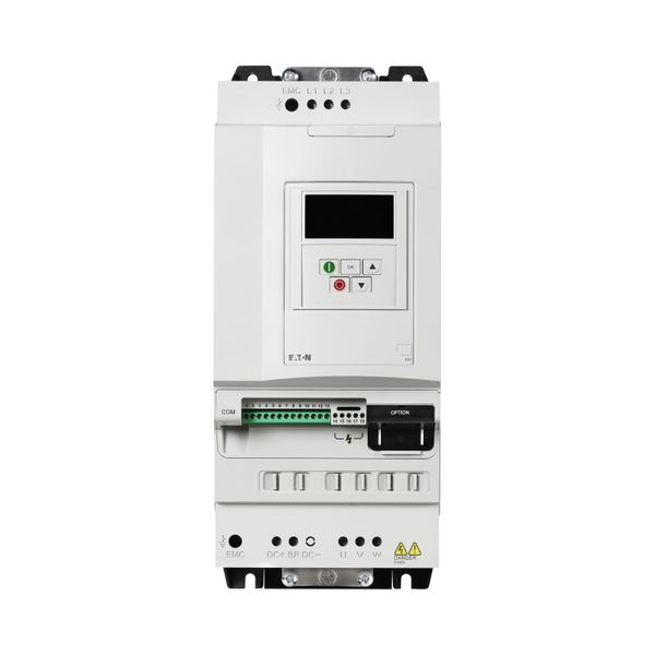 Frequency inverter, 400 V AC, 3-phase, 30 A, 15 kW, IP20/NEMA 0, Radio interference suppression filter, Additional PCB protection, FS4 image 17