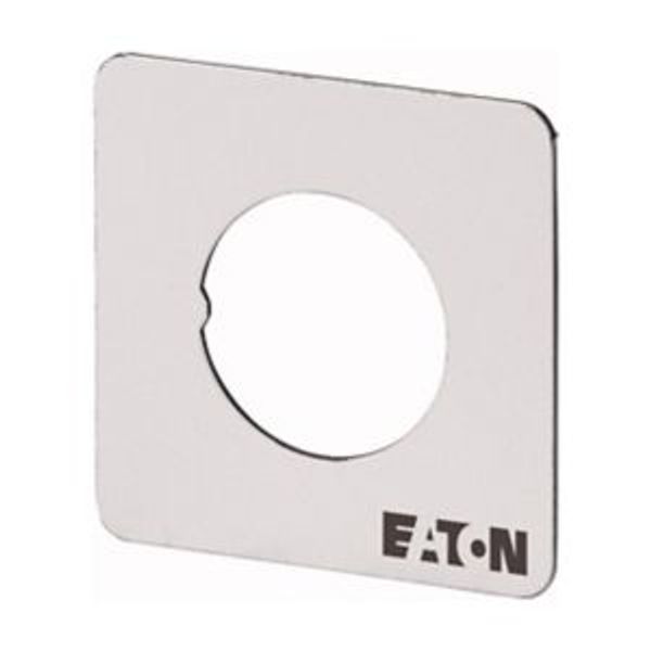 Front plate, For use with T0, T3, P1, 45 x 45 (for frame 48 x 48) mm, Blank, can be engraved image 2